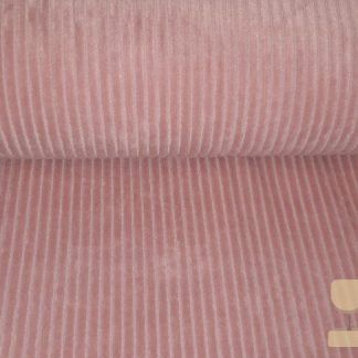 Knitted corduroy oud roze