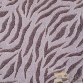 Knuffelfleece jacquard zebra zand