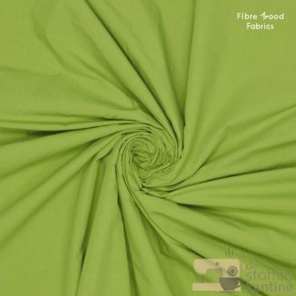 Combed cotton stone washed macaw green Fibre Mood