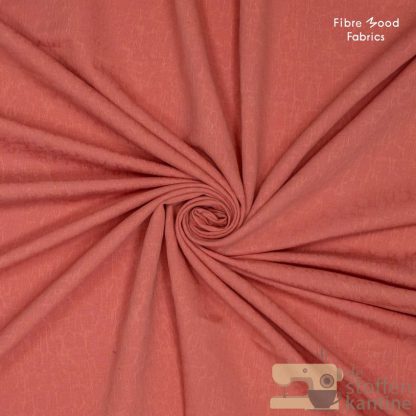 Cotton/linnen jacquard pink Fibremood 24