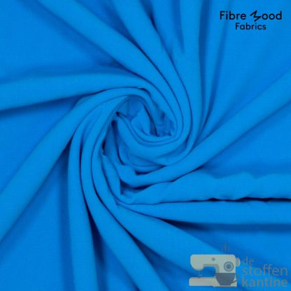 Shiny jaquard dobby french blue fibre mood 25