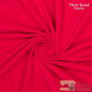 Washed cotton corduroy red fibre mood 25
