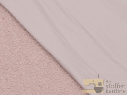 Bonded polyester fur pinkish-gray fibre mood 26
